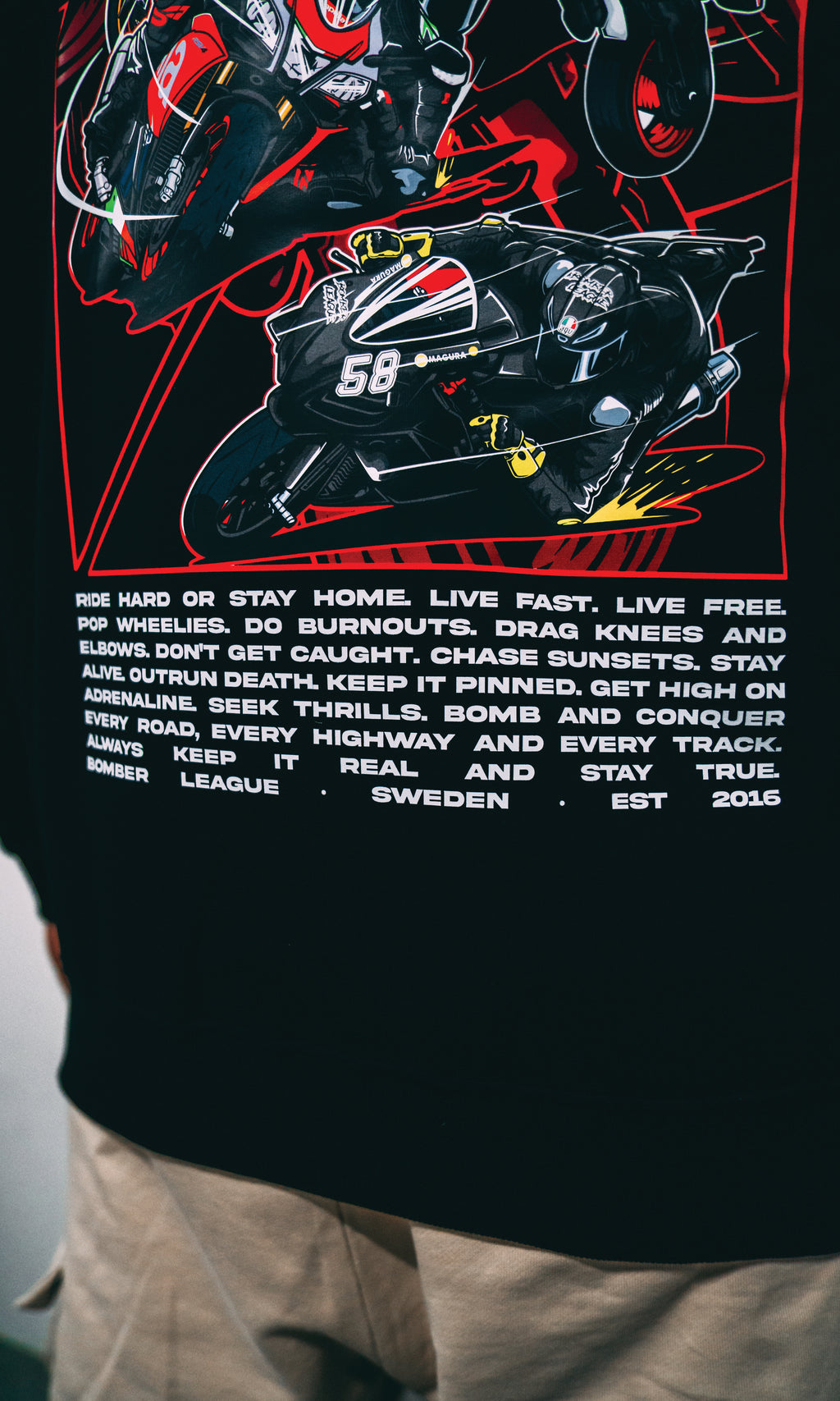 Bomber League Team Hoodie