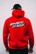 Bomber League Hoodie - Red