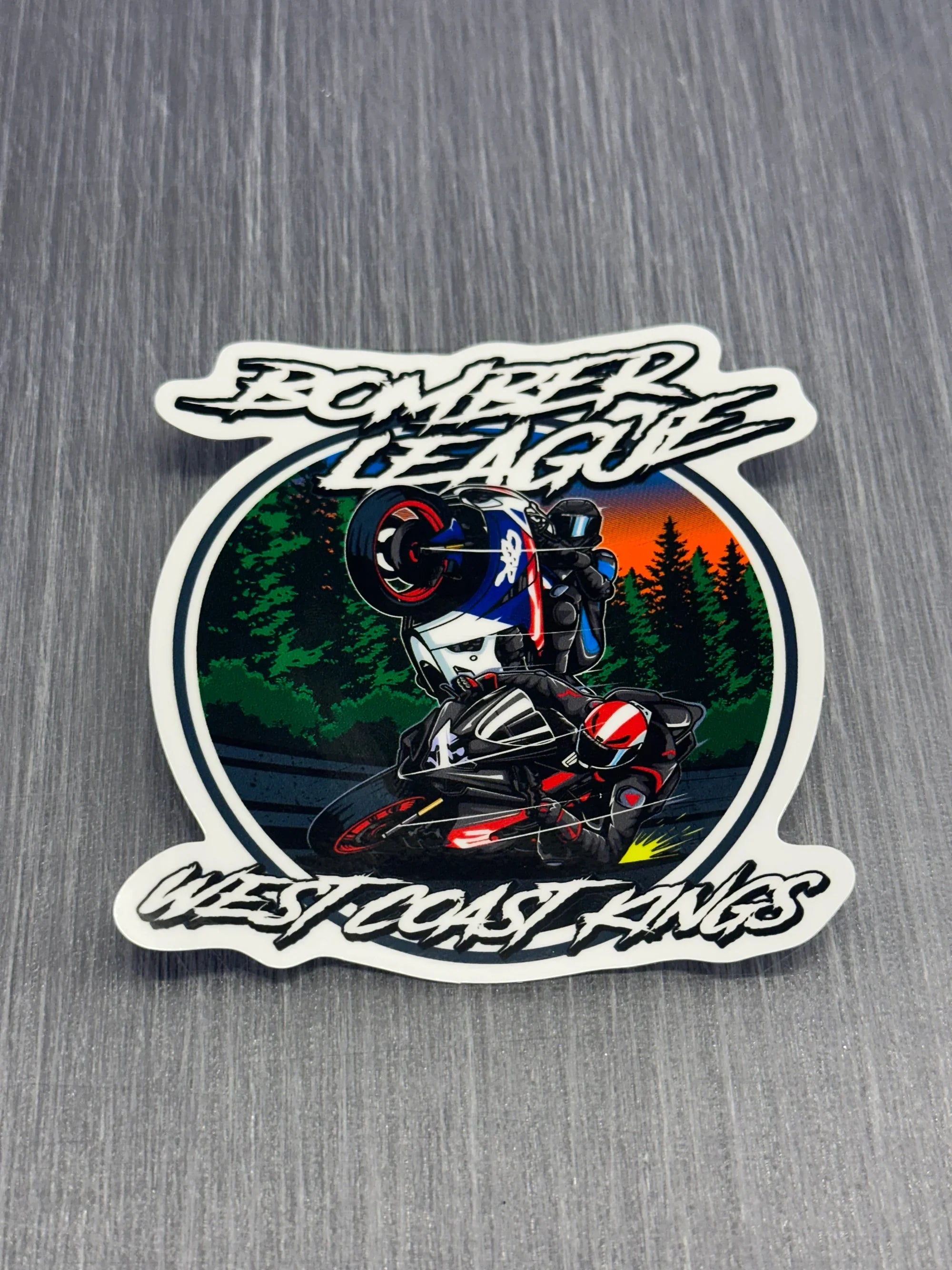 Bomber League Kings Stickers